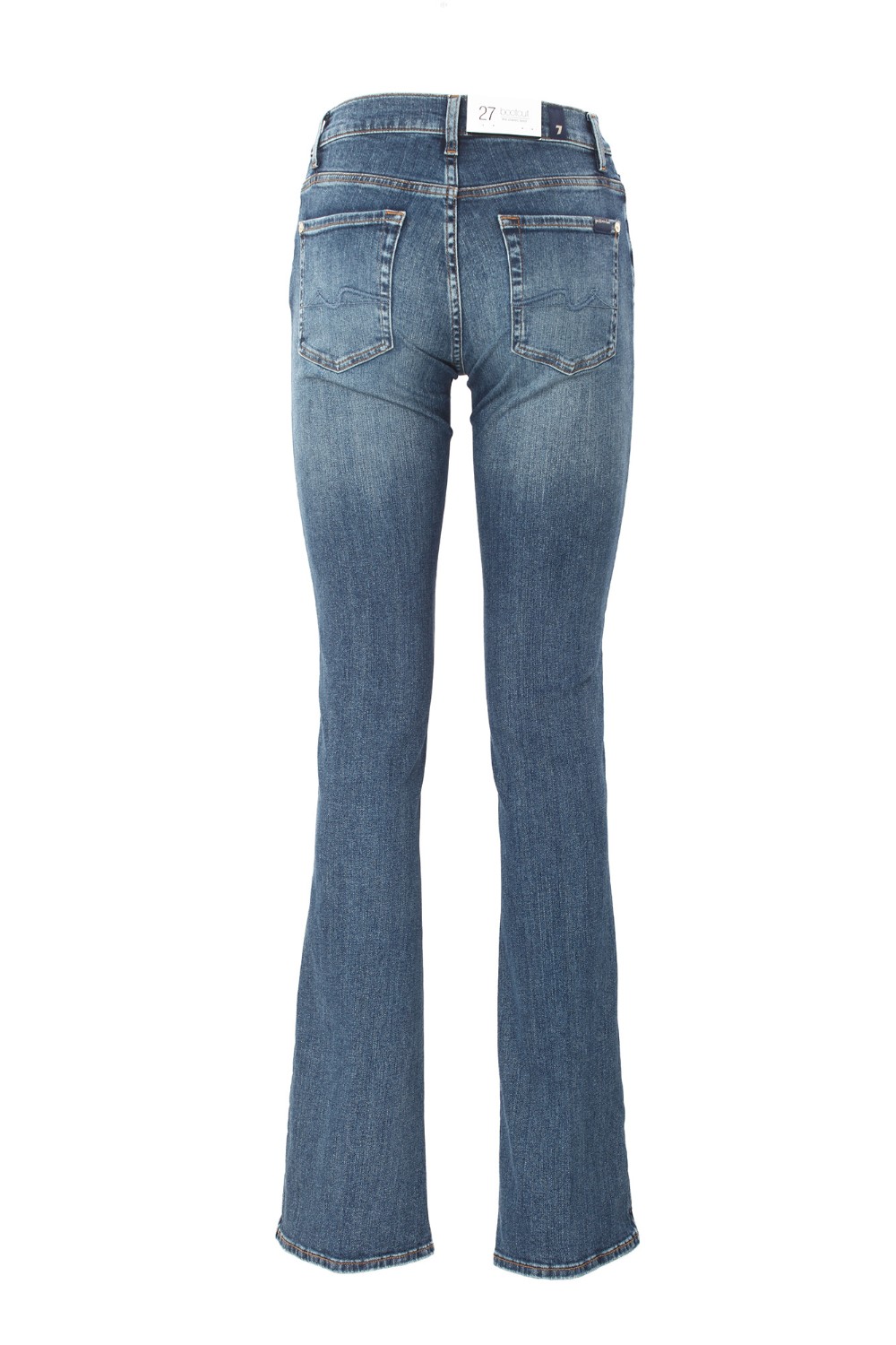 shop SEVEN Saldi Jeans: Seven jeans bootcut "Soho Light".
Vita media.
Gamba ampia e svasata. 
Realizzato in denim Heritage per una finitura autentica.
Tessuto Stretch.
Tessuto Peso Medio.
Composizione: 98% Cotone 2% Elastane.
Made in Tunisia.. BOOTCUT JSWB44A0-NT number 498851